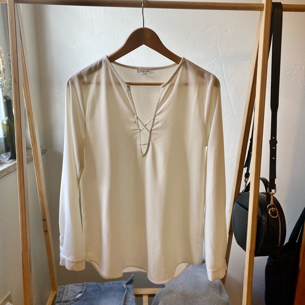 Urban Outfitters Ivory Blouse